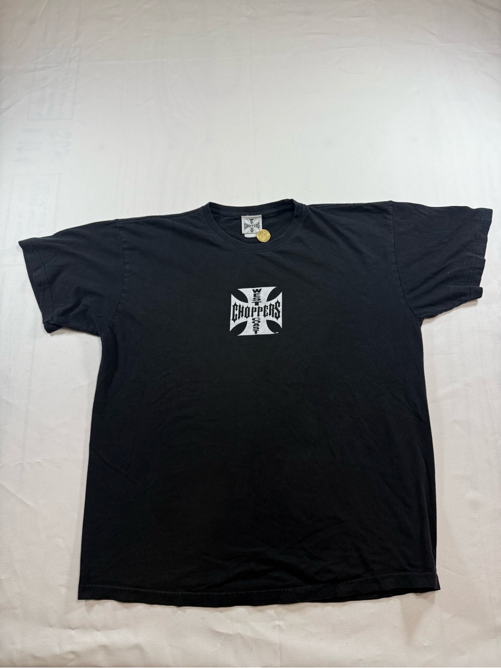 90s West Coast Choppers Shirt Long Beach California BackHit Y2K Size XL